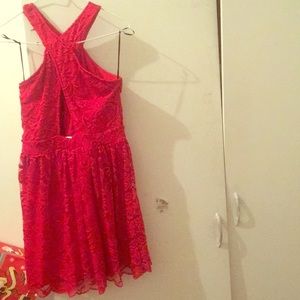Red h&m dress